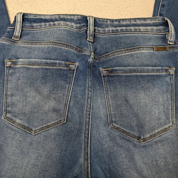KanCan Meduim Blue Wash Skinny Ankle Distressed Jeans - Size 27 (Juniors 7) - Picture 9 of 12